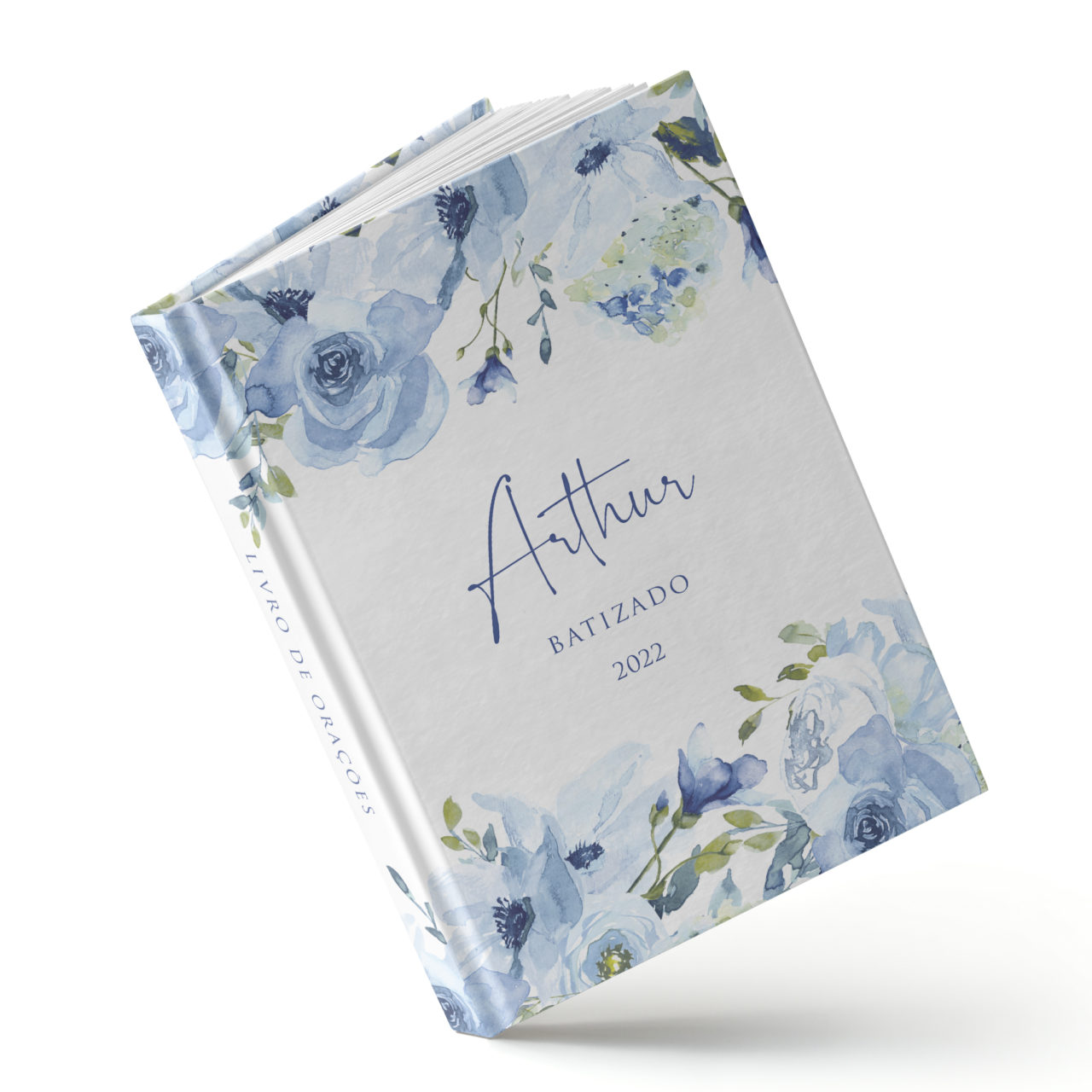 Sweetcards - Floral Azul - Livro de orações